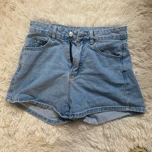 Denim shorts